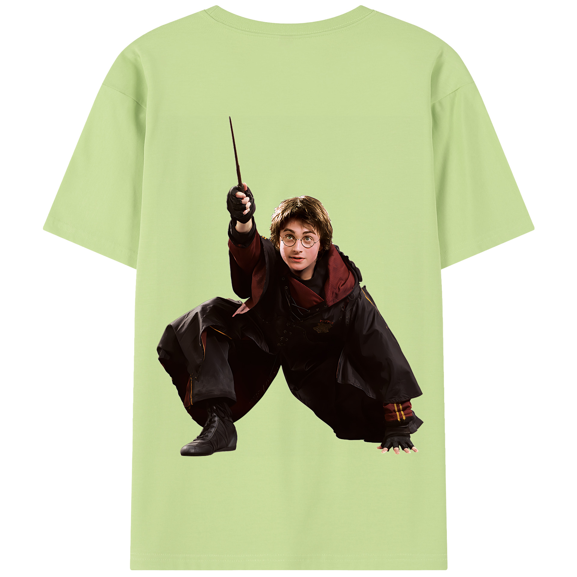 （画像用） Harry Potter ハリー・ポッターシリーズ 綿100％半袖Tシャツ（背面プリント）